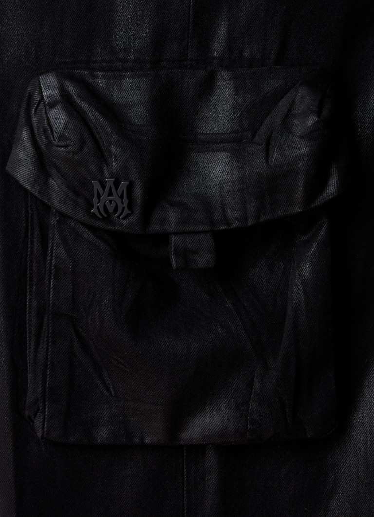 AMIRI Loose fit jeans with valve pockets and glossy finish