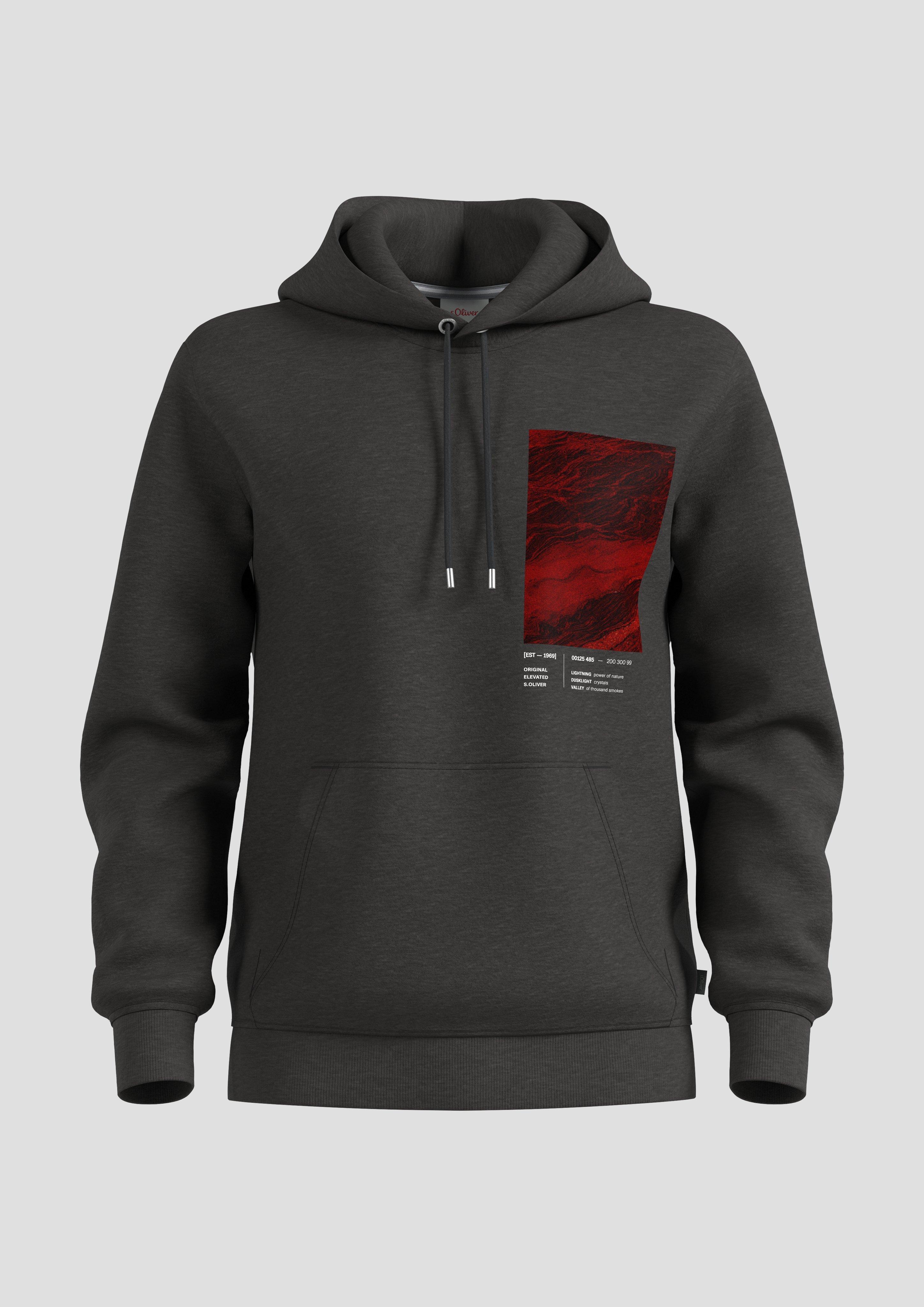 Kapuzen-Sweatshirt mit Frontprint  2138678-98D1