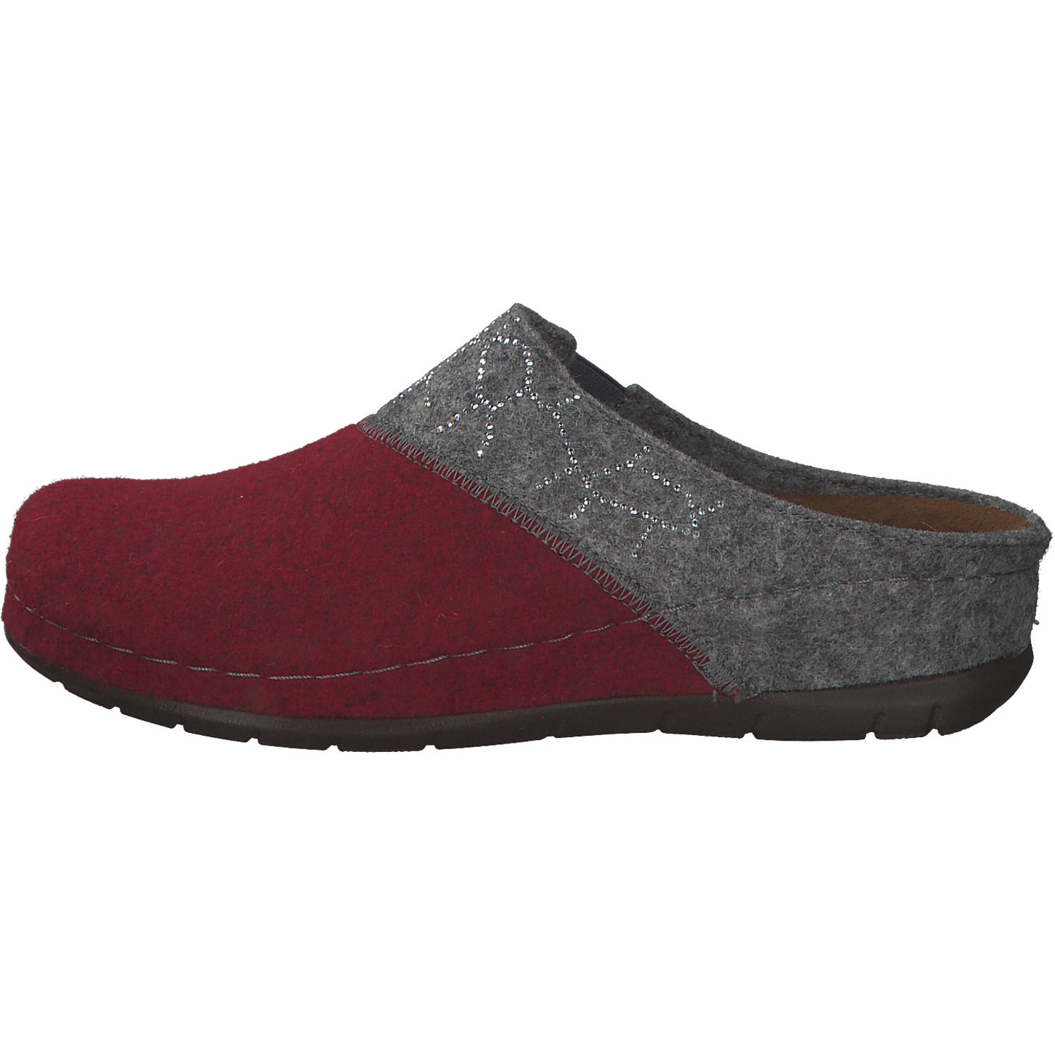 Rohde 6030, Geschlossene Hausschuhe, Damen, Cherry