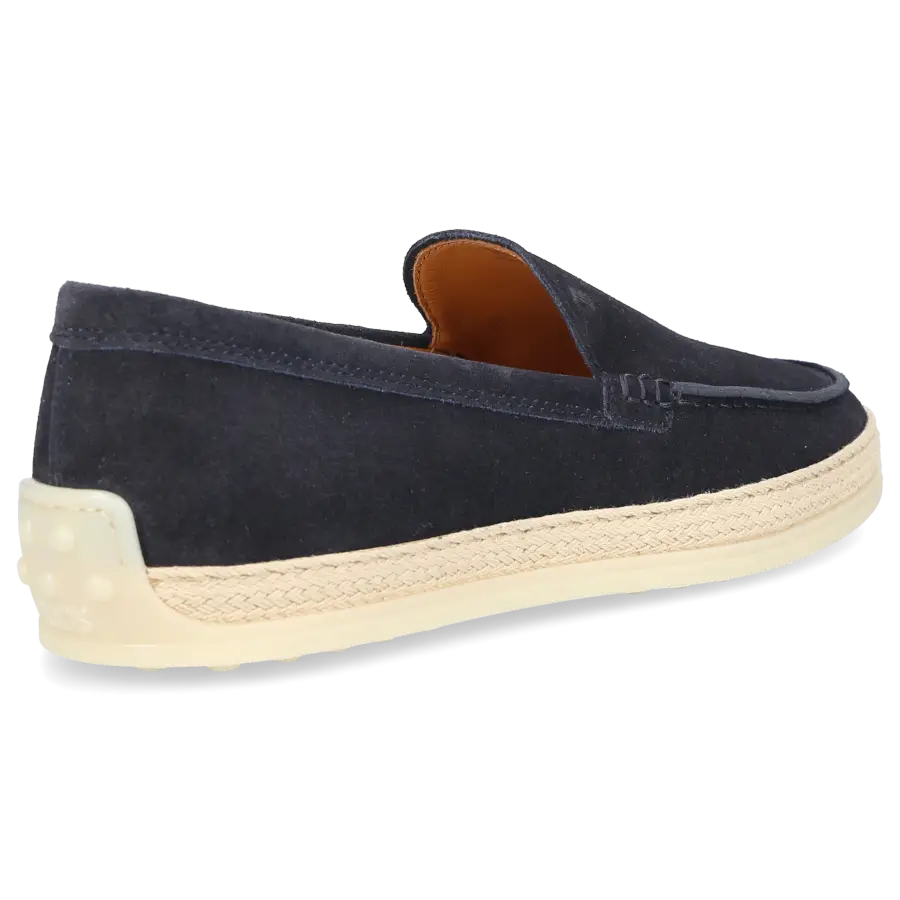 Tod's - Loafer 92K0HU Veloursleder - blau