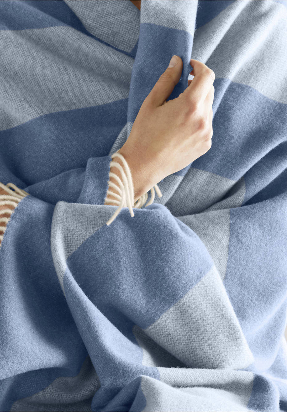 Merino-Plaid NANNE aus reiner Merinowolle