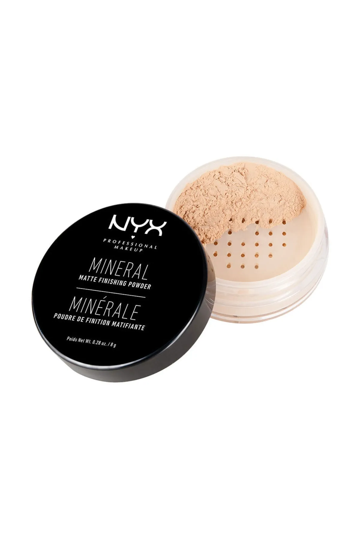 NYX Professional Makeup  Mineral Matte Finishing Powder #light/medium 8 Gr 8 g