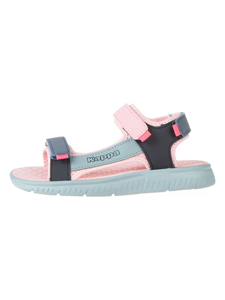 Kappa Sandalen in Hellblau/ Rosa günstig kaufen