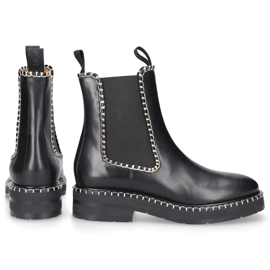 Chloé - Chelsea Boots NOUA Kalbsleder - schwarz
