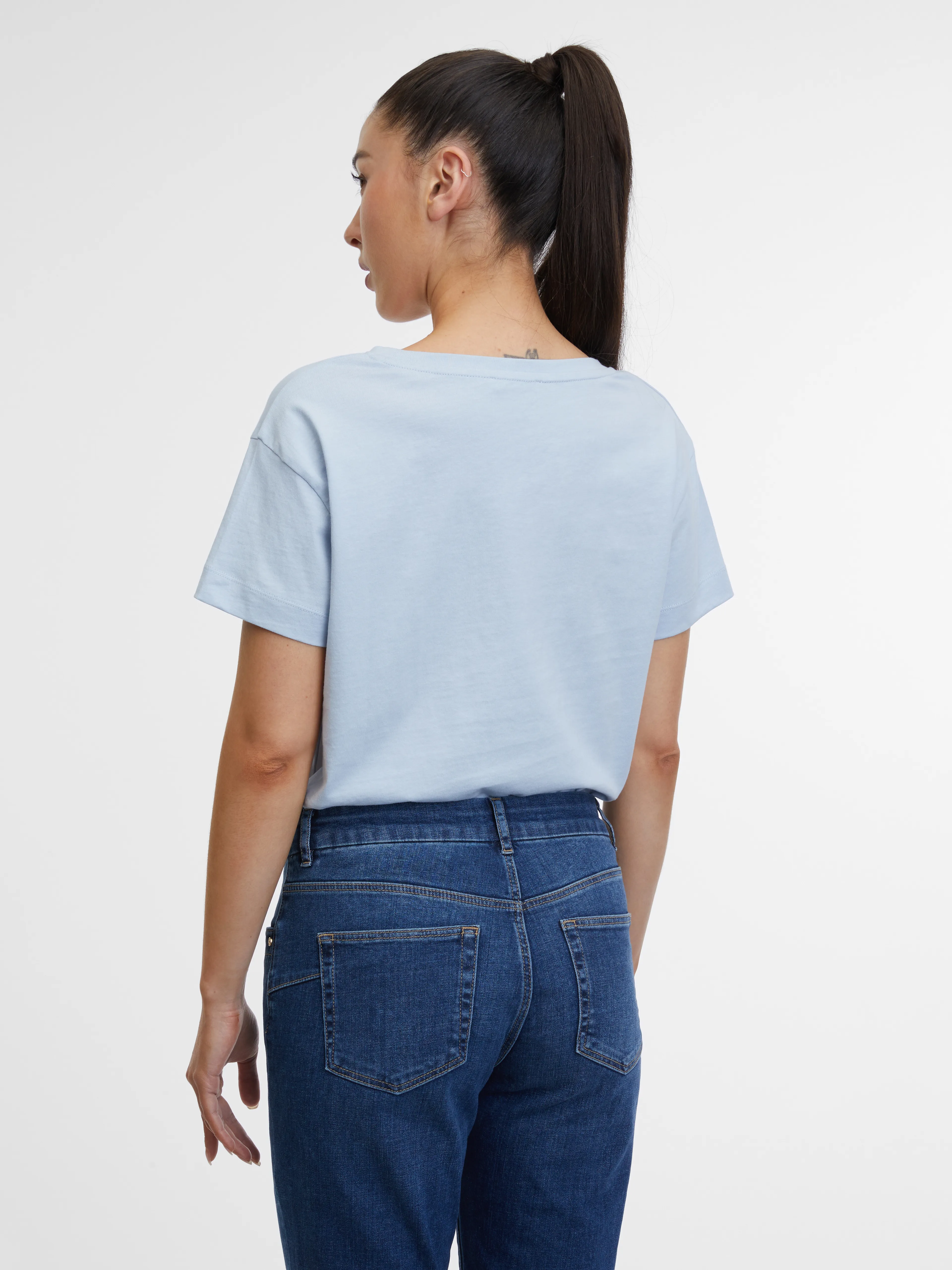Blaues Damen-T-Shirt ORSAY