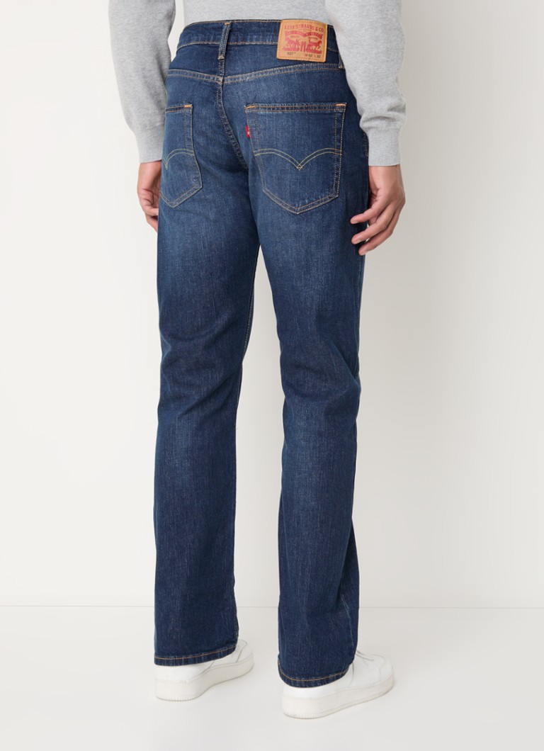 Blugi Levi's 527 cu croială dreaptă, decolorare închisă