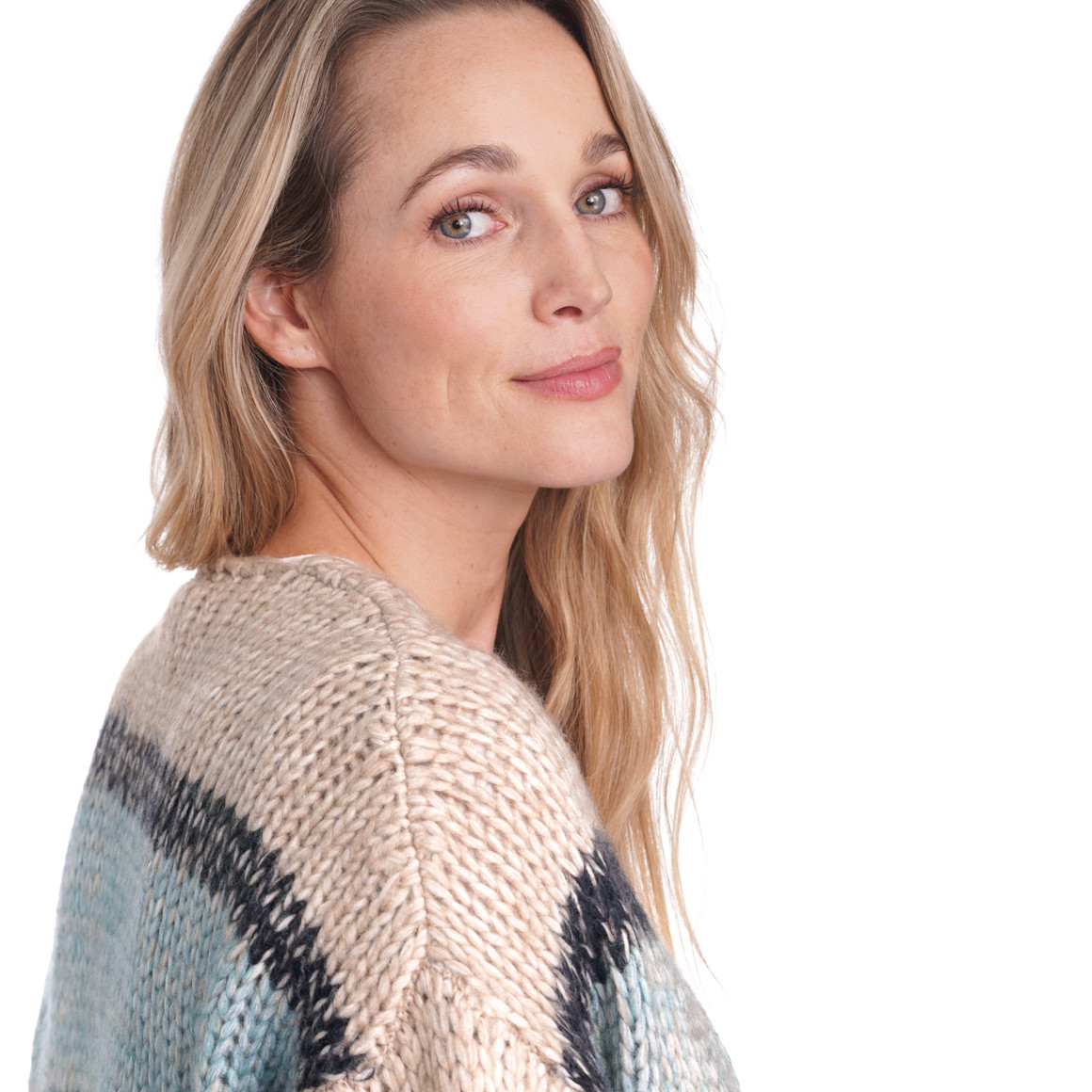 Damen Strickjacke im Streifen-Look