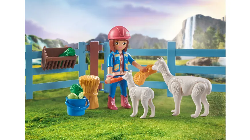 PLAYMOBIL 71353 - Horses of Waterfall - Amelia & Whisper mit Pferdebox