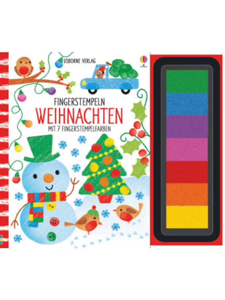 Usborn Buch - Fingerstempeln: Weihnachten günstig kaufen onesize