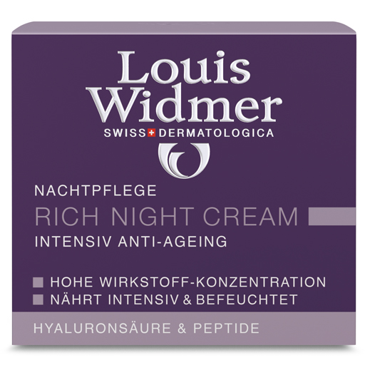 WIDMER Rich Night Cream leicht parfümiert  50 ml  Creme