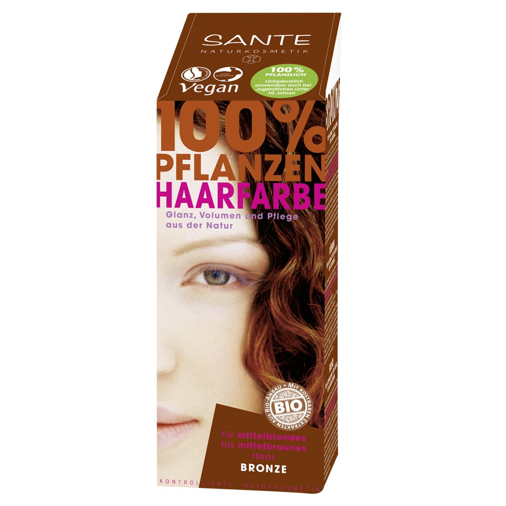 SANTE Pflanzenhaarfarbe - bronze 100 g