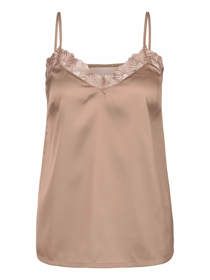 LASCANA Spaghettitop in beige günstig kaufen