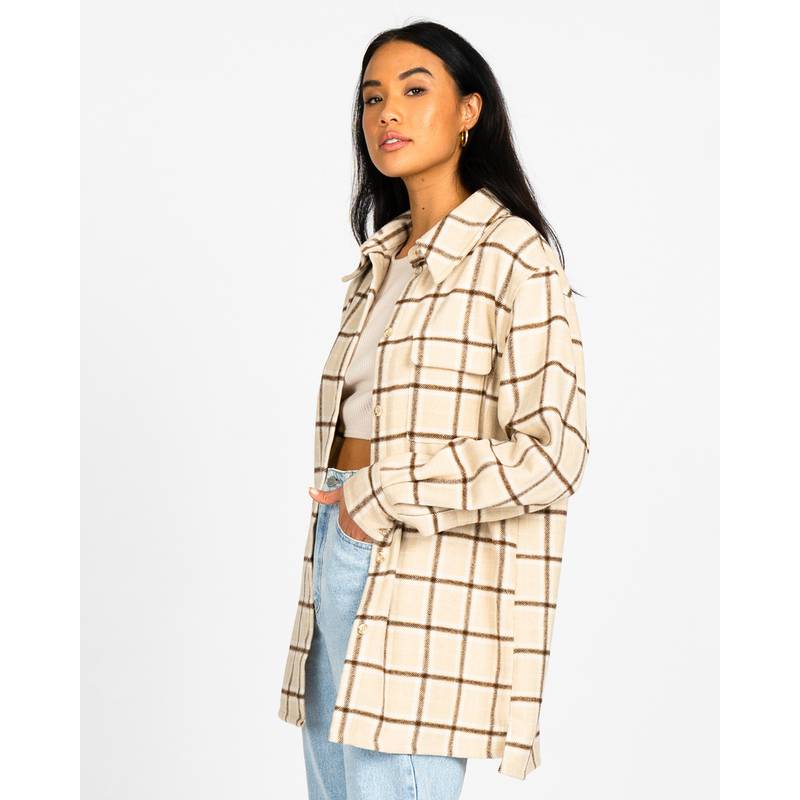 RUSTY PAIGE PLAID SHIRT Oversize Shirt Damen