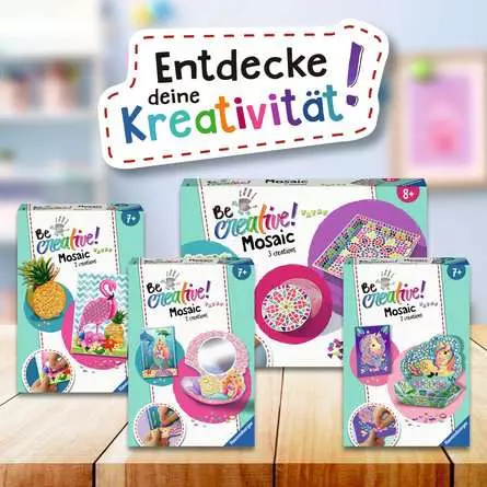 Bastelset DIY Mosaic Romantik - Bastelset für Kinder ab 8 Jahren