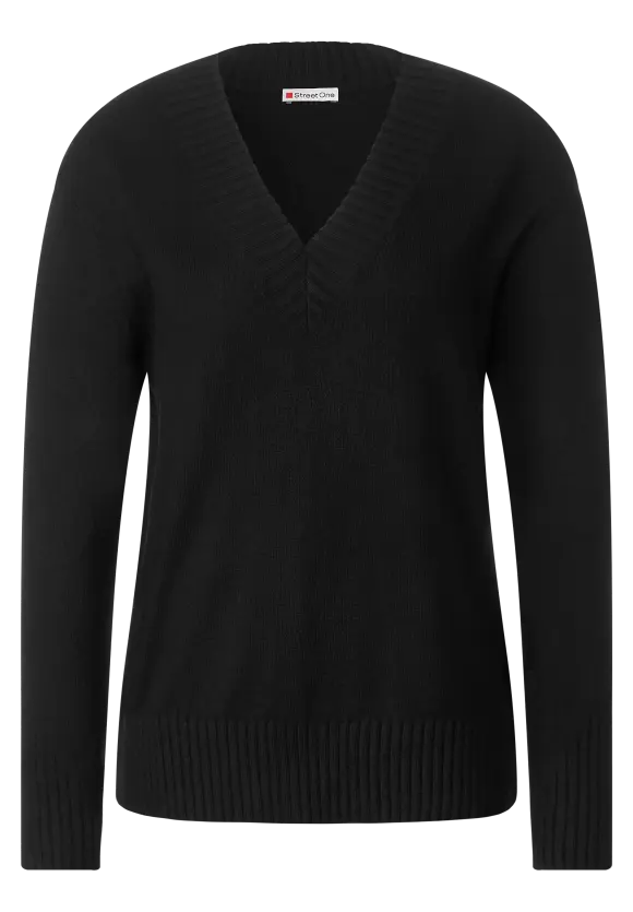 Street One Pullover mit V-Ausschnitt