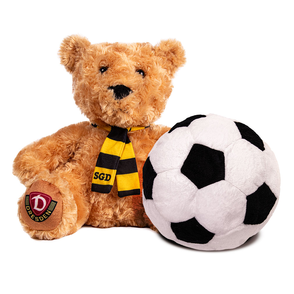 Wende-Plüschball & Stofftier 'Ted-DY' (2in1)