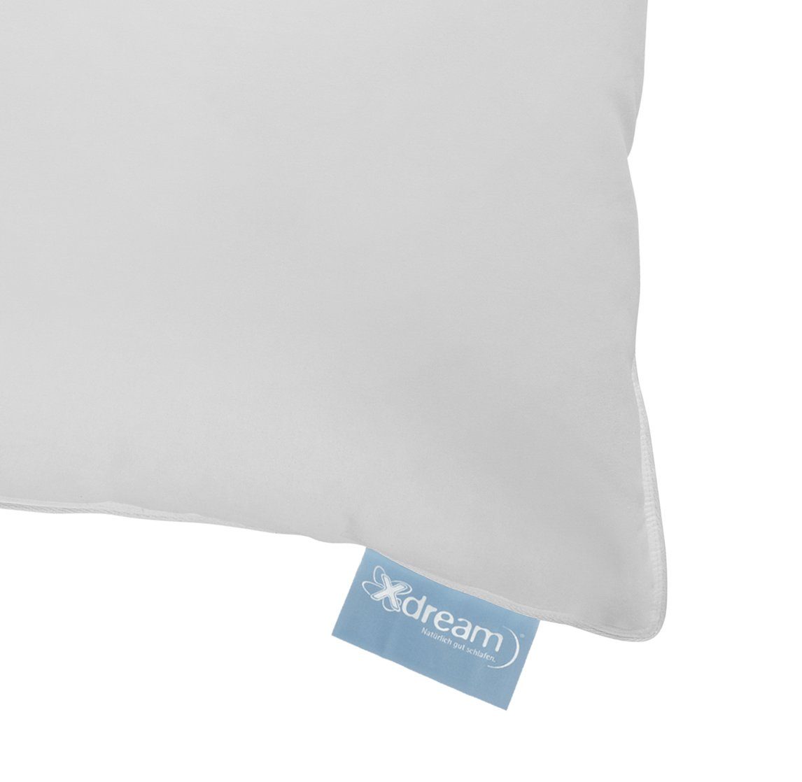 3-Kammer-Kopfkissen Premium, XDREAM, Füllung: 70% Daunen / 30% Federn (Außenkammern), Rückenschläfer, Seitenschläfer, wirkt stützend und entlastend, entwickelt in Deutschland