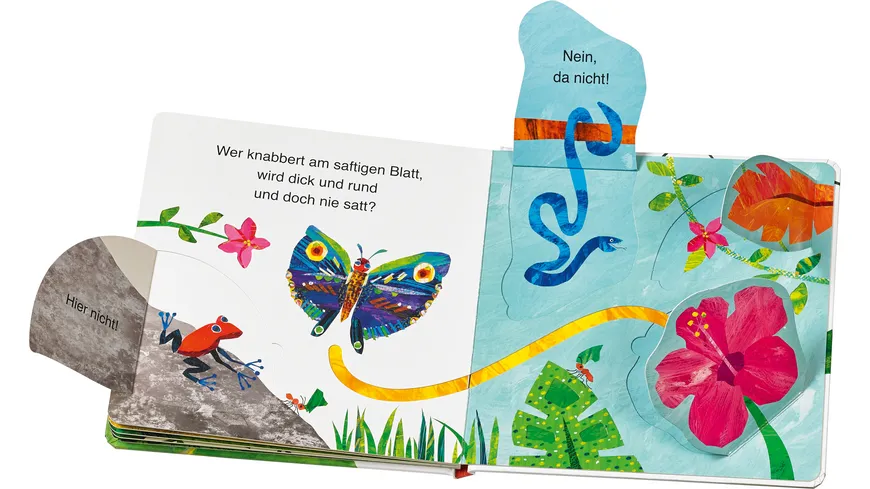 Die kleine Raupe Nimmersatt - Wer versteckt sich im Dschungel?