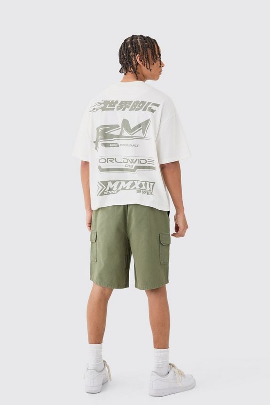 Lockere Cargo-Shorts