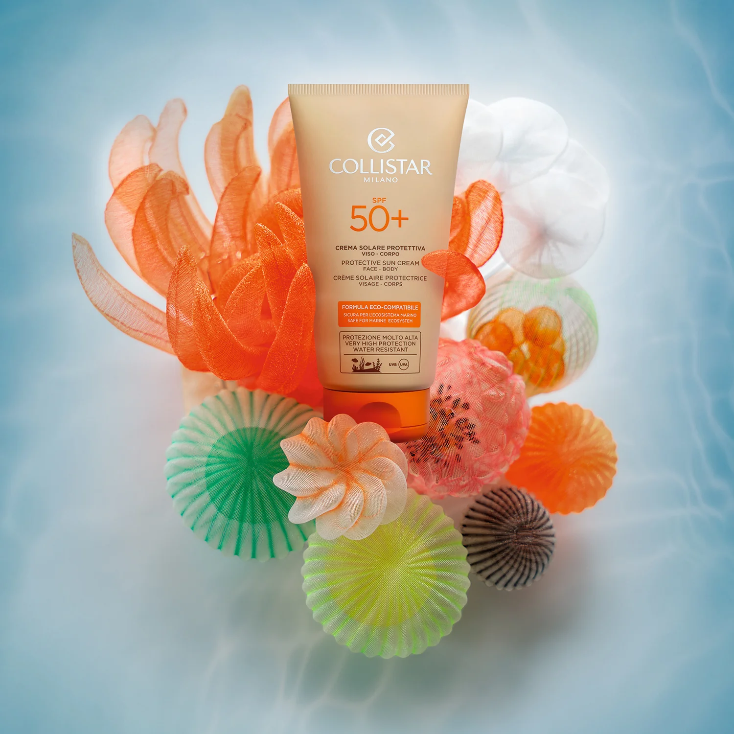 Solcreme med høj beskyttelse mod solbrun hud SPF50+ - Solcreme med høj beskyttelse mod kroppen, solcreme med høj beskyttelse mod ansigtet