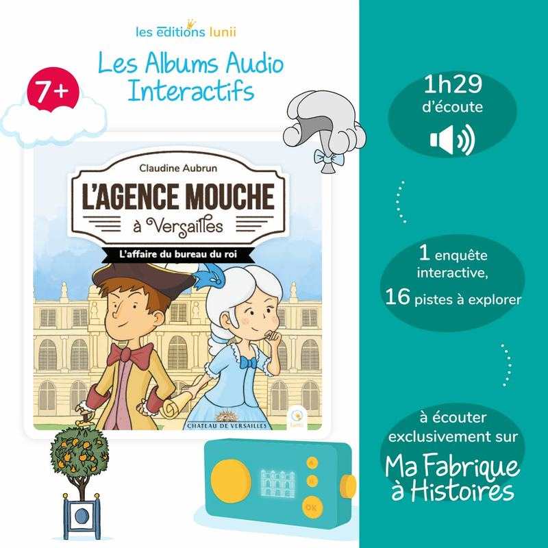 Album Audio l'Agence Mouche à Versailles Lunii