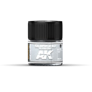 AK Real Colors Silbergrau -Silver Grey RAL 7001 (10ml)