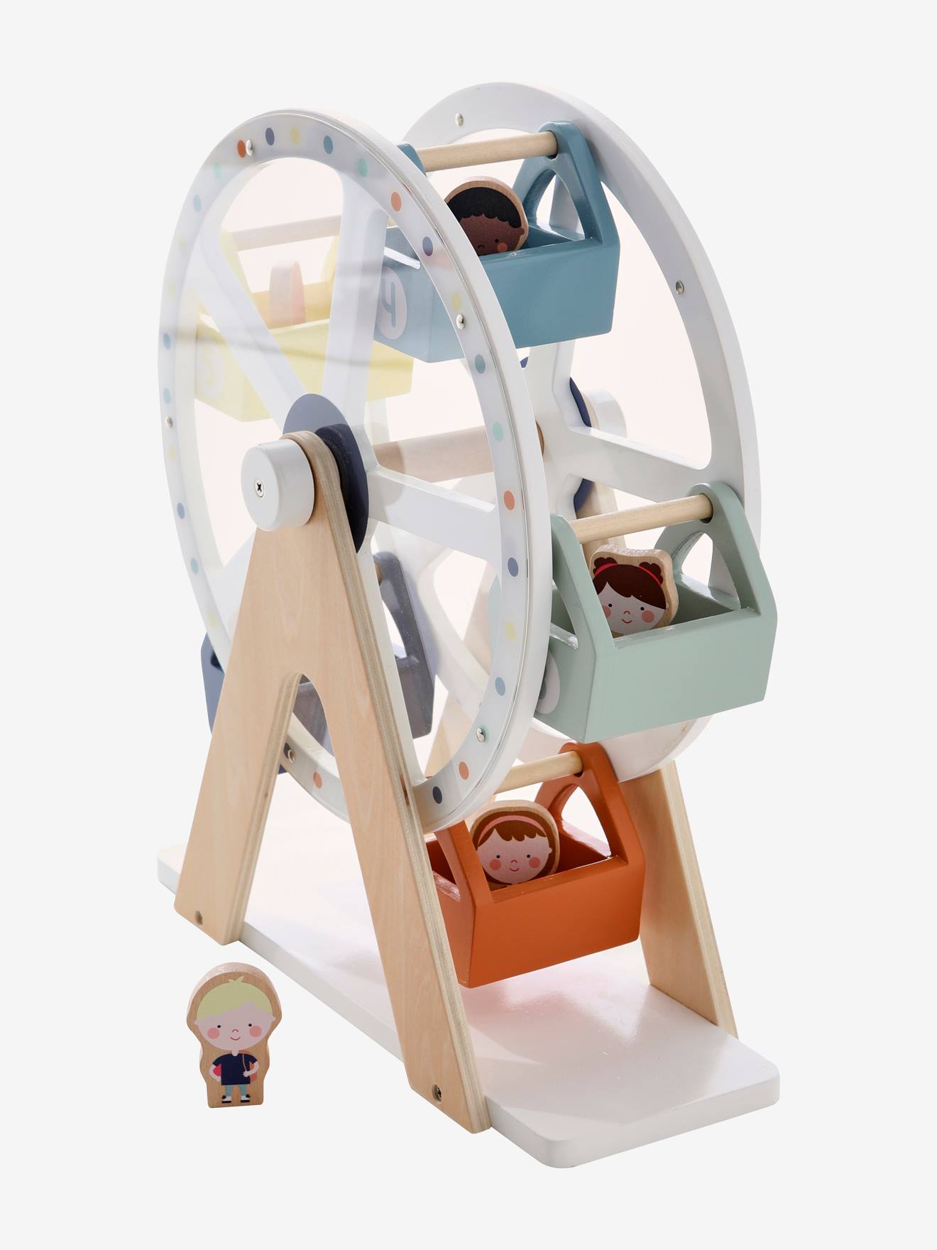 La grande roue des amis des petits en bois FSC® blanc
