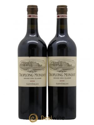 Château Troplong Mondot 1er Grand Cru Classé B  2006 - Lot de 2 Bouteilles
