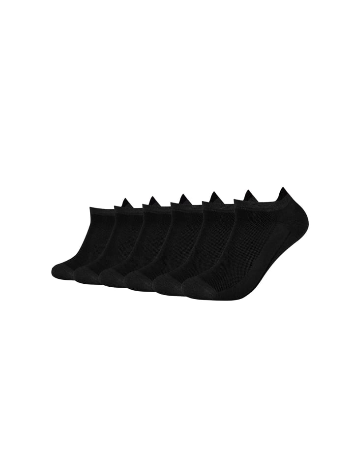 camano Sneakersocken 6er Pack ca-soft in black black günstig kaufen