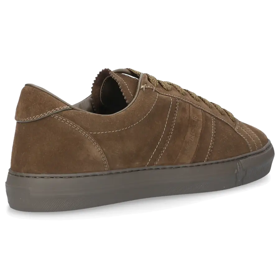 Moncler - Sneaker low NEW MONACO Veloursleder - grün
