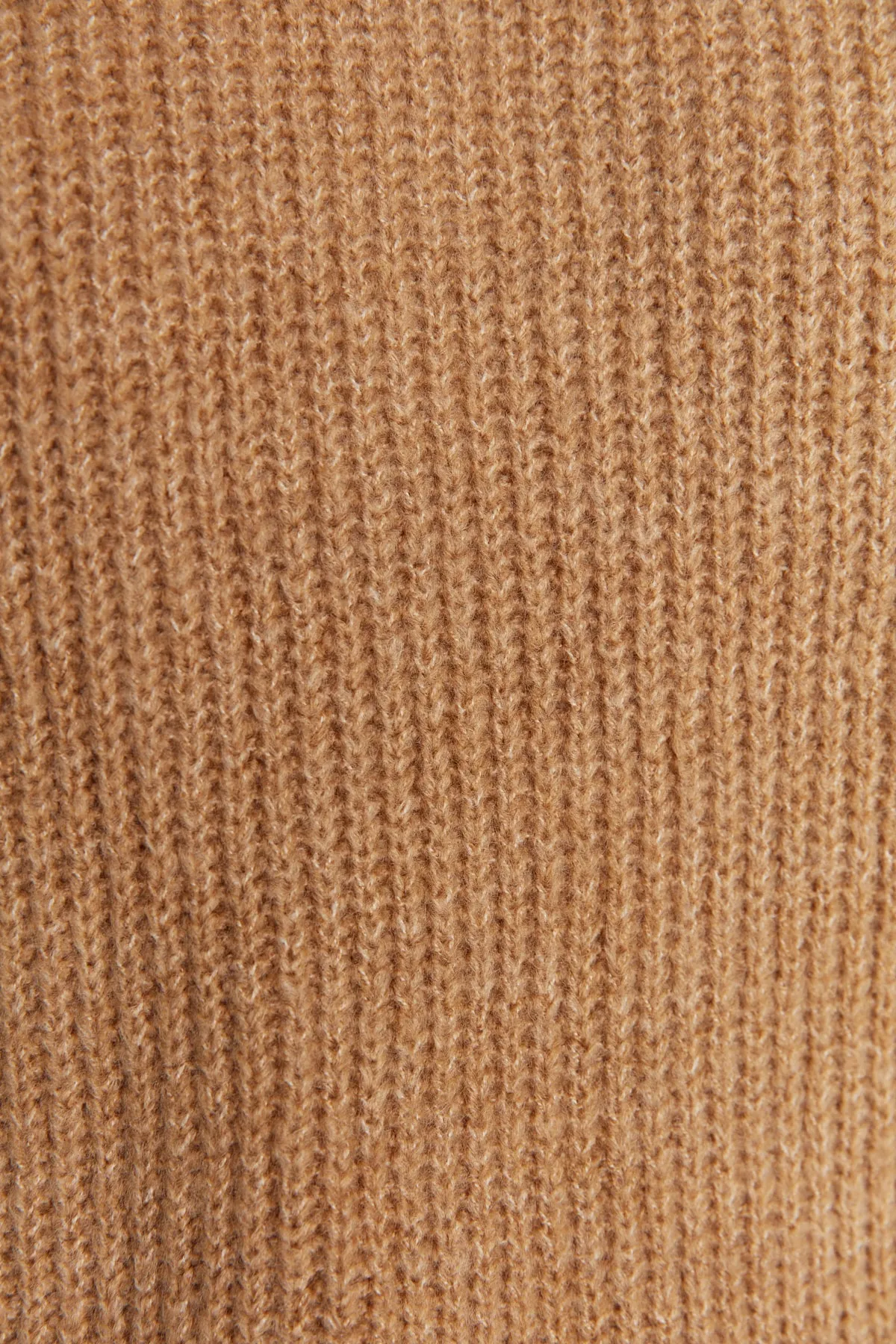 Trendyol Collection  Camelfarbener, weicher Strickpullover mit weiter Passform und einfacher Struktur TWOAW20FV0142
