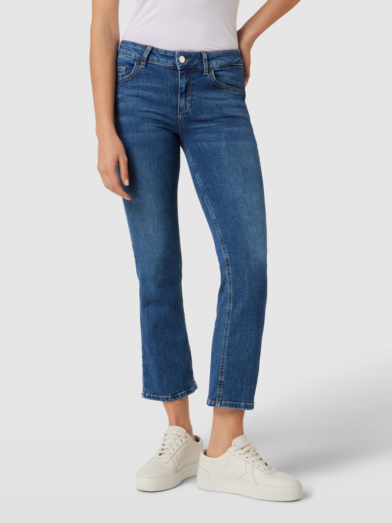 Bootcut Jeans im 5-Pocket-Design Modell 'FLY' in blau