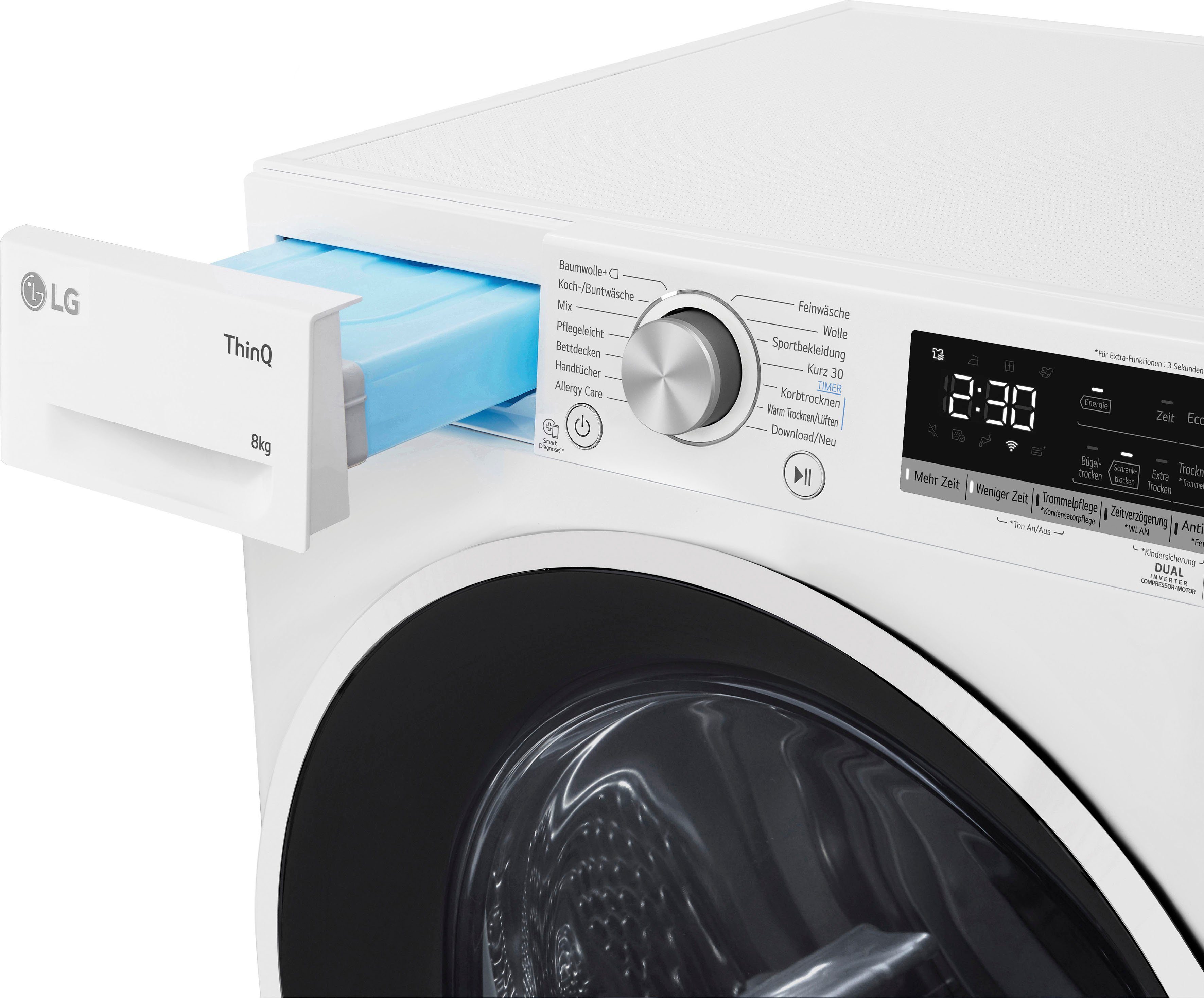 LG Wärmepumpentrockner RT80V9, 8 kg