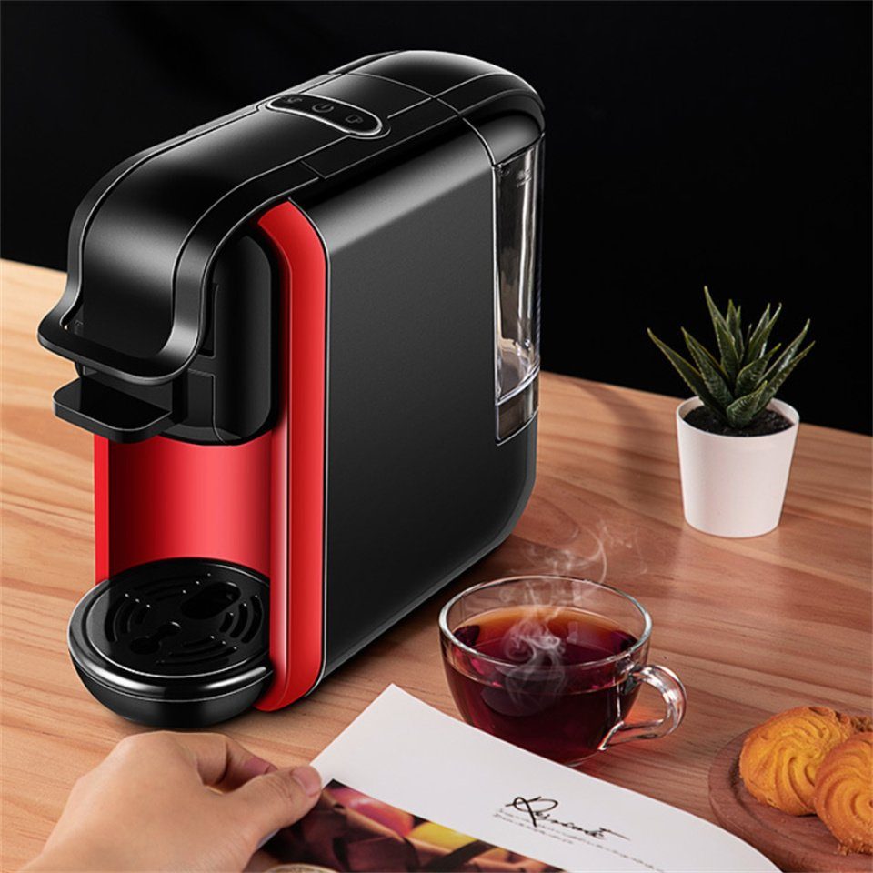 KREATE Kapselmaschine 4-in-1-Kapselkaffeemaschine mit 4 Brühbechern, Espressomaschine, 0.6l Kaffeekanne, für Nespresso Original/Dolce Gusto/Mixed Coffee und ESE-Pads, 19 bar, 1450 W 36cm * 15.5cm * 33.2cm, Geeignet für Büro, Zuhause, Männer und Fraue