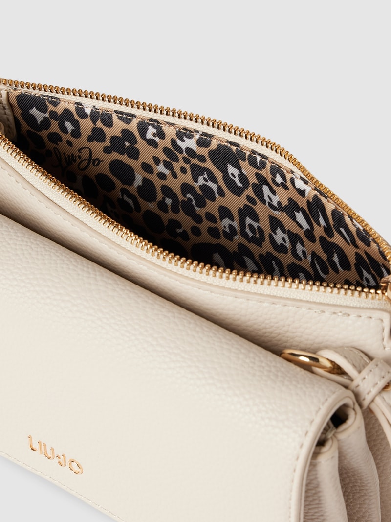 Handtasche mit Label-Applikation Modell 'CALIWEN' in beige