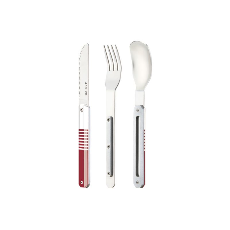 Akinod Magnetic Straight Cutlery 12H34 Mirror Mariniere Rouge