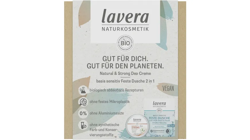 lavera Geschenkset Gut für DICH. Gut für den PLANETEN.