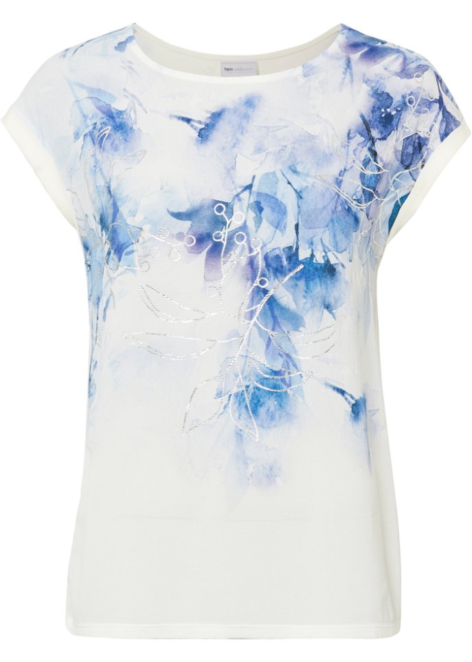 Blusenshirt mit Blumen-Print