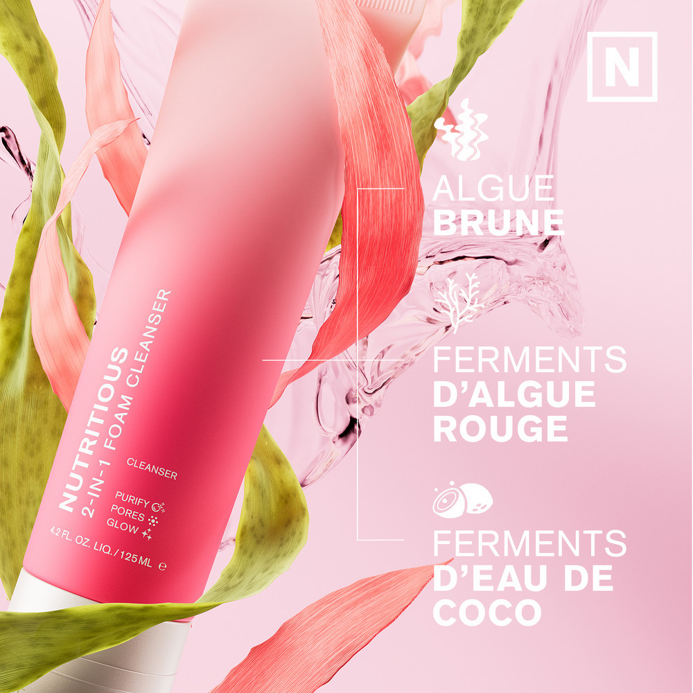 Estée Lauder Nutritious Mousse Nettoyante 2-en-1 Mousse Nettoyante et Masque Purifiant