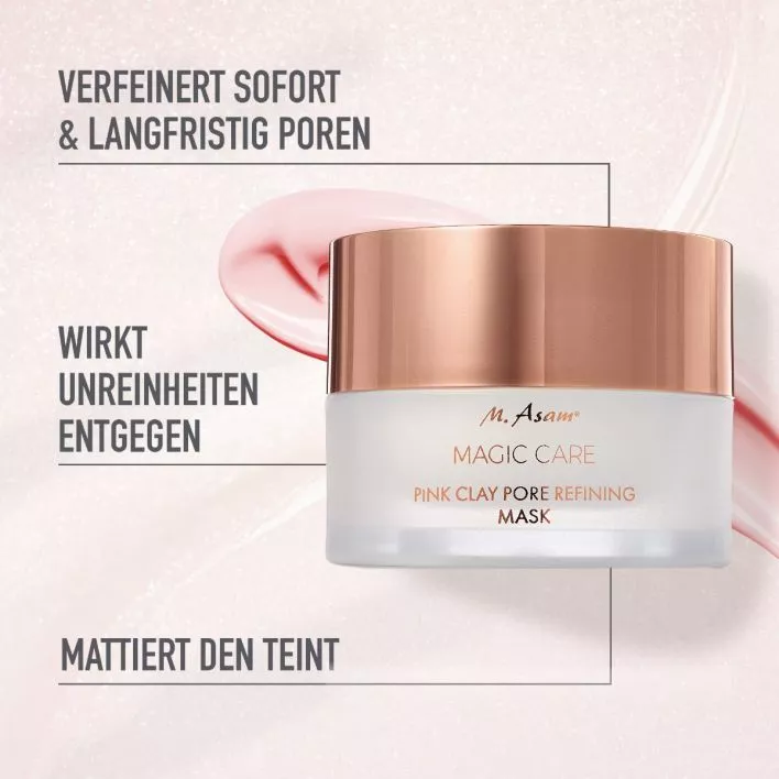 MAGIC CARE Porenverfeinernde Rosa Tonerde Maske