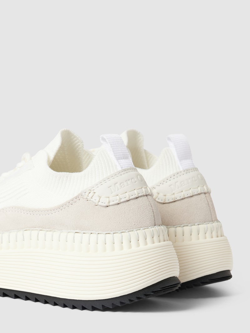 Sneaker mit Label-Detail Modell 'THEA' in weiß