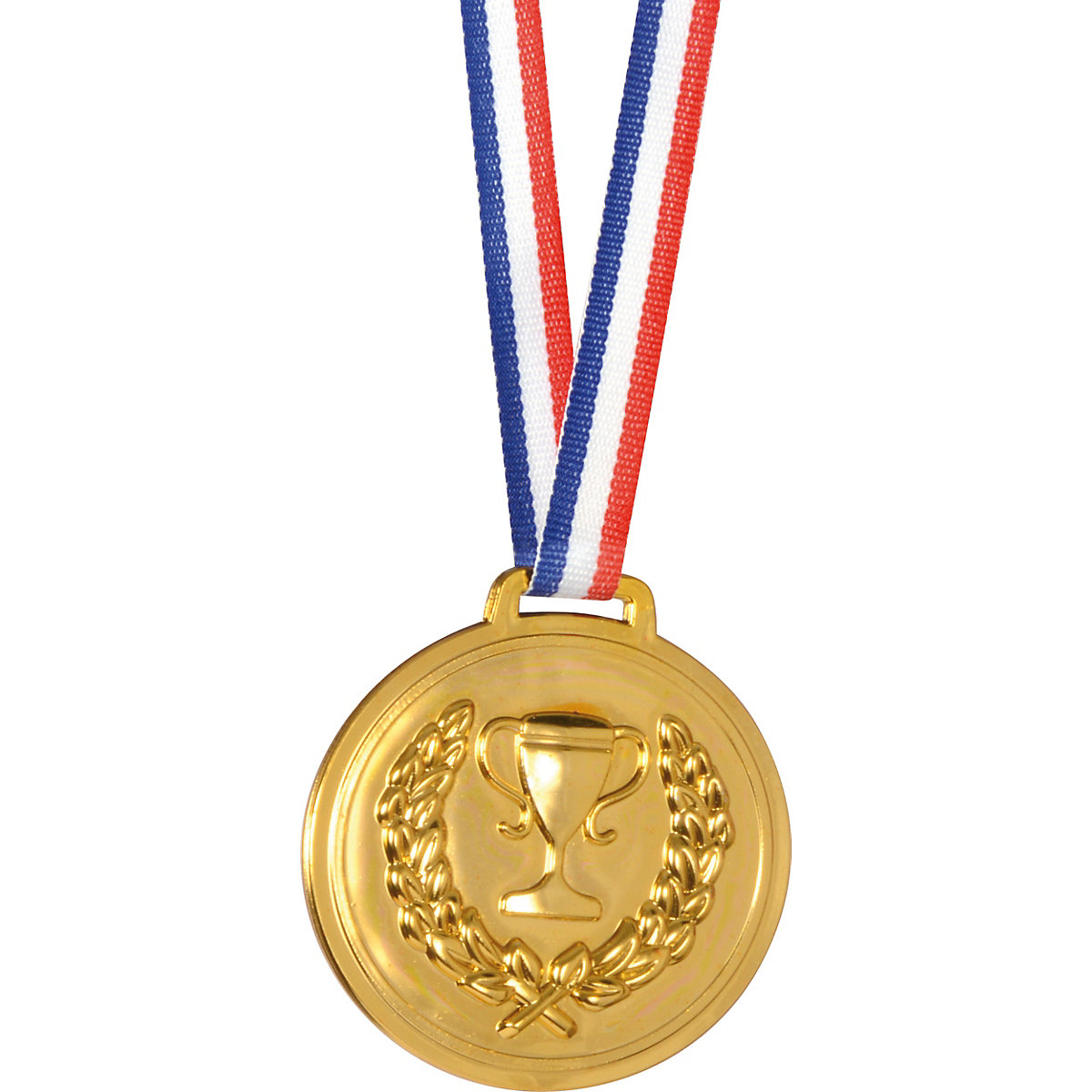 Medaille zum Beschriften, Kunststoff mit Sicherheitsband, 6 Stück