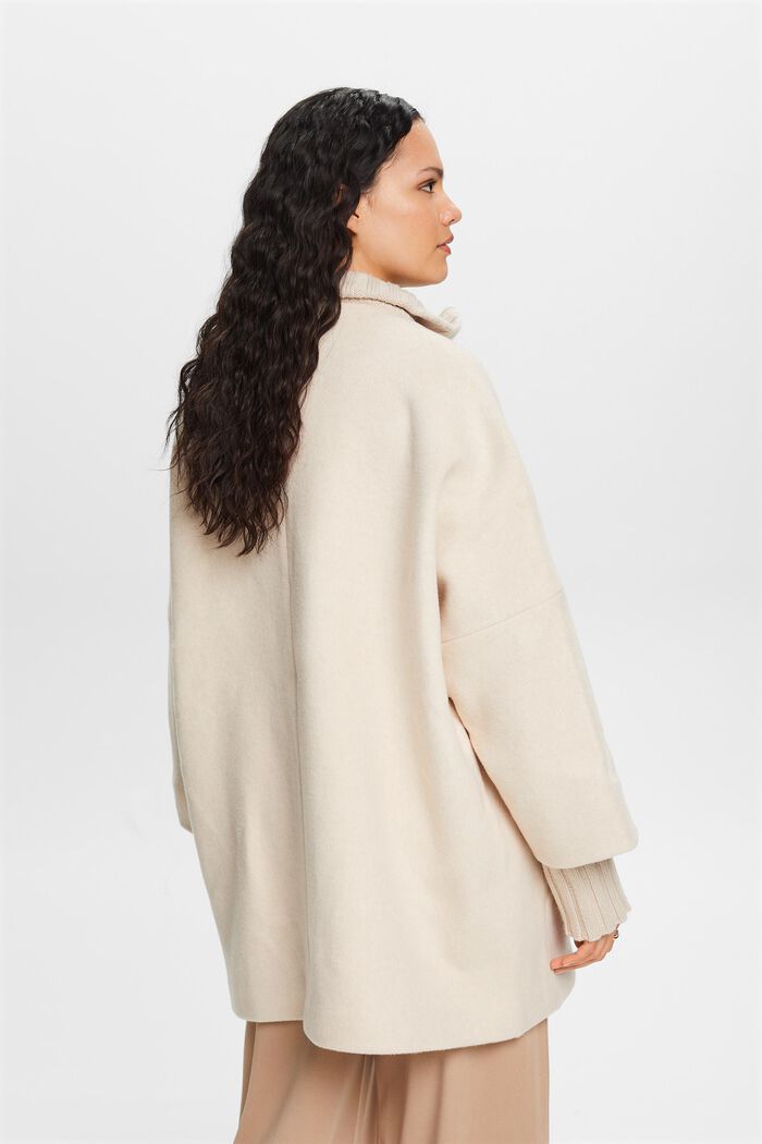 Jacke aus Wollmix mit Kaschmir