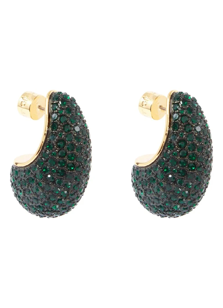Orecchini Kurt Geiger Pave Dome con pietra di vetro