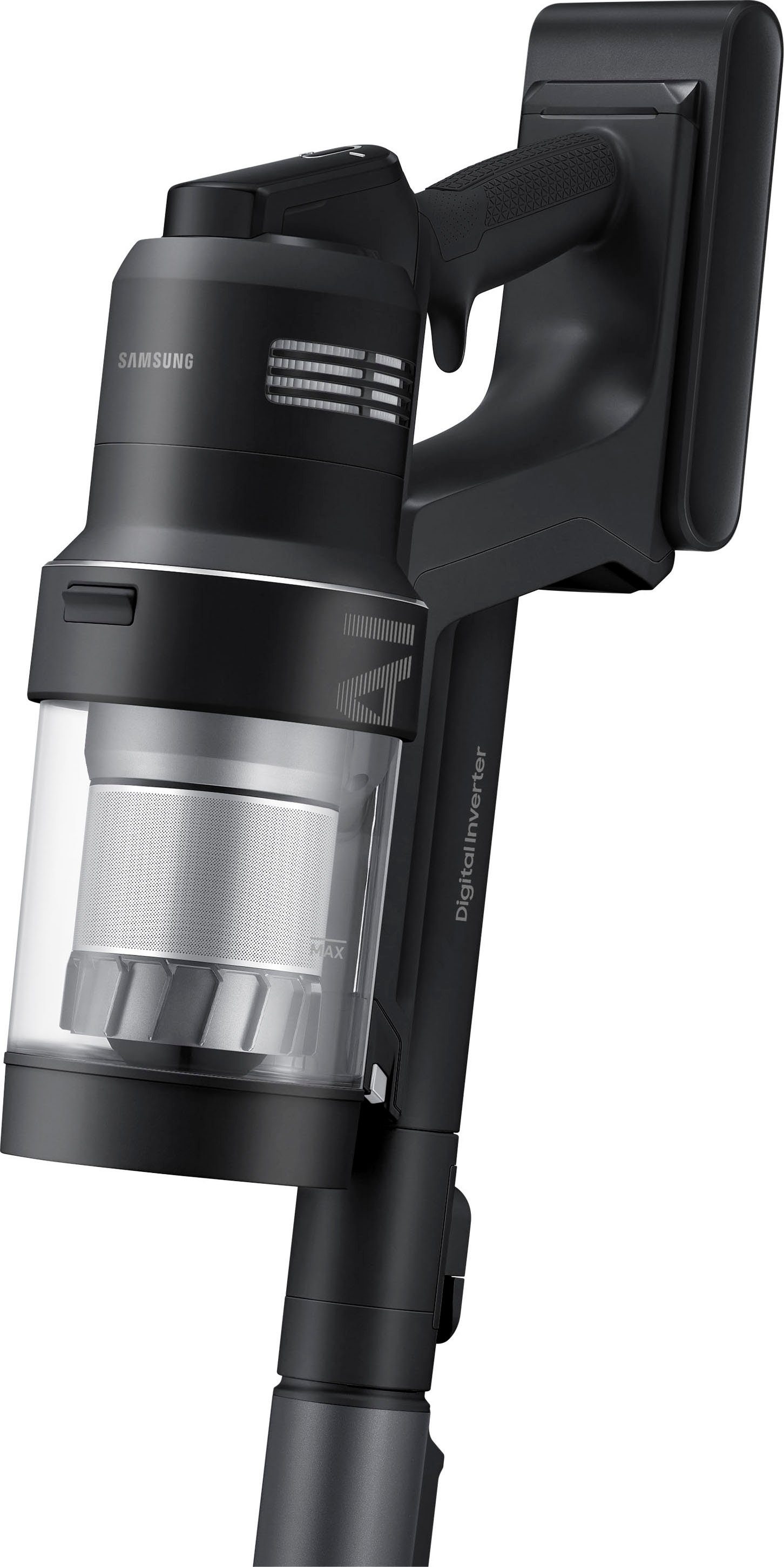 Samsung Akku-Handstaubsauger BESPOKE Jet AI Akku+ CompleteClean VS28C97B4QK/WD, 730 W, beutellos, automatische Entleerung mit selbstschließender Öffnung