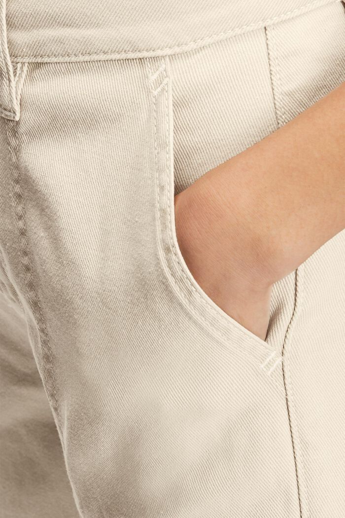 90s High-Rise-Stretchjeans, Workwear-Design mit geradem Bein