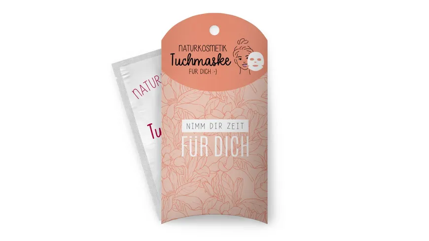 Geschenk für Dich Tuchmaske Blüte