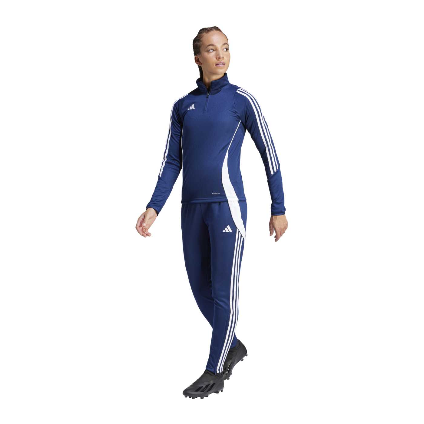 adidas Tiro 24 Trainingstop Damen Blau Weiss
