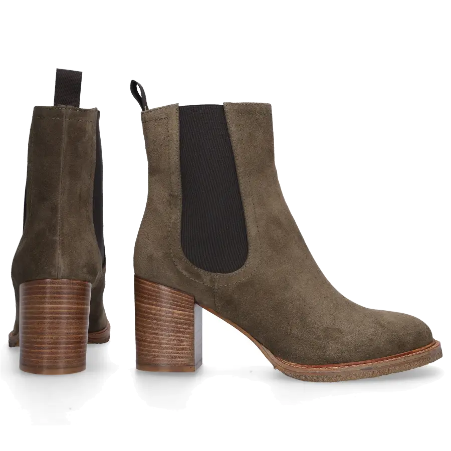 Roberto Festa - Chelsea Boots BERLIN Veloursleder - grün
