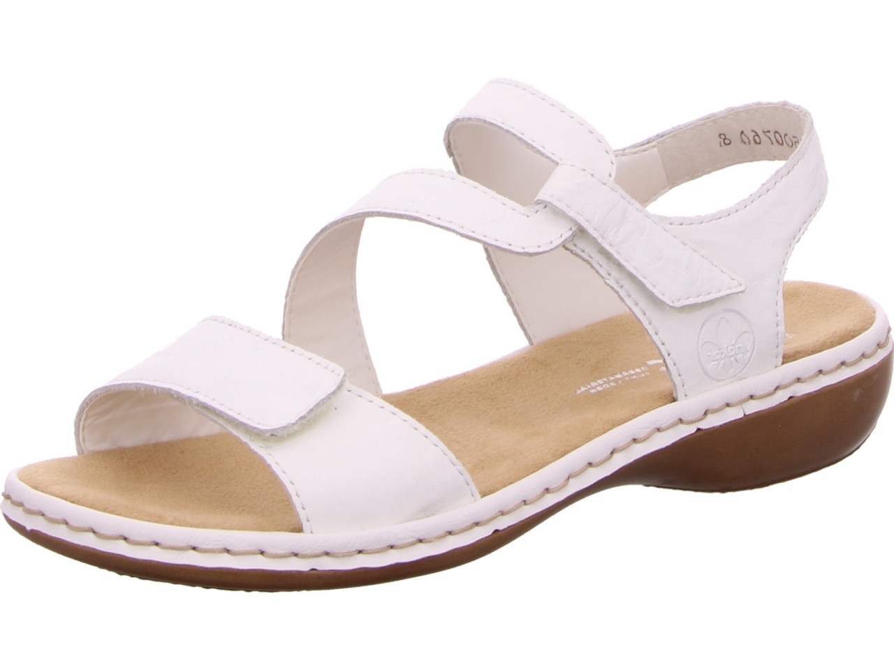 RIEKER Klassische Sandalen weiss